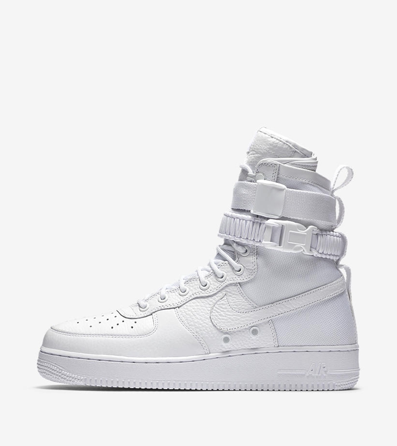 Nike,Special Field Air Force 1  发售提醒：纯白 Nike Special Field Air Force 1 明日发售