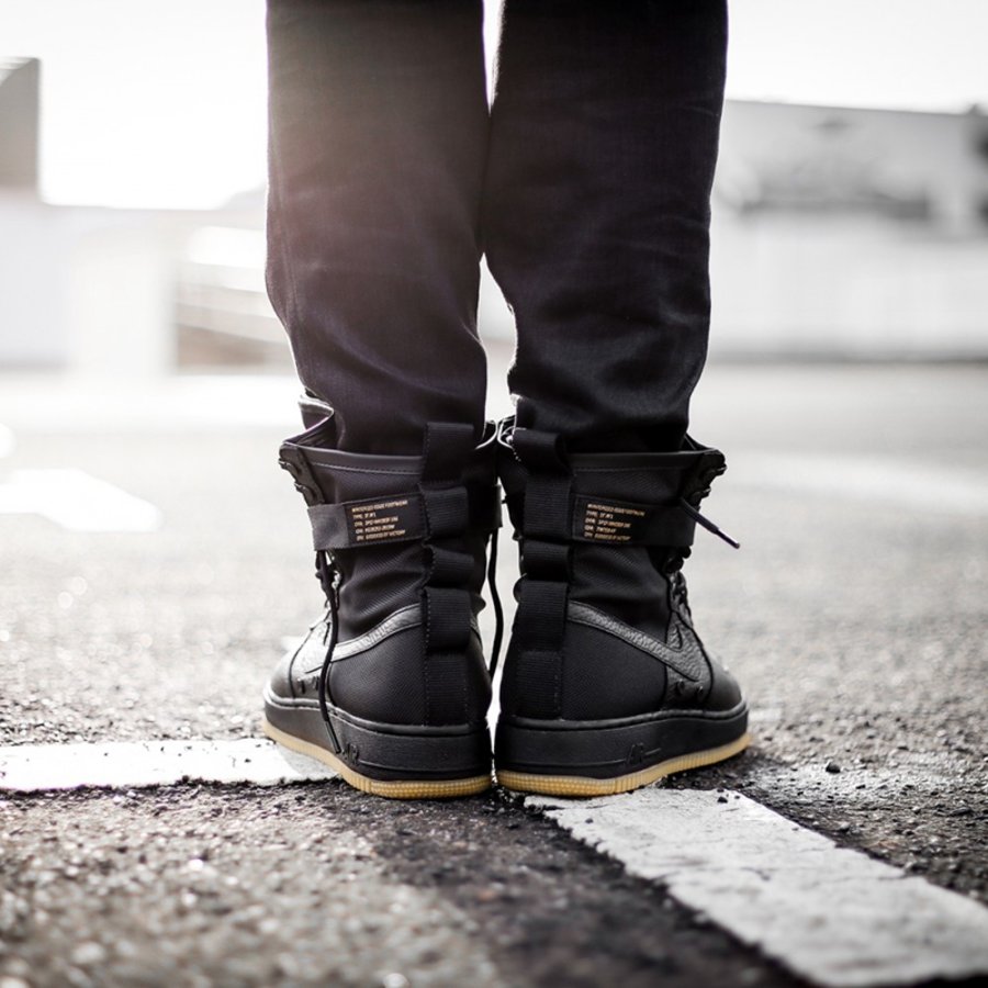 暗黑军事!Nike SF-AF 1 Black\/Gum 来袭! 球鞋
