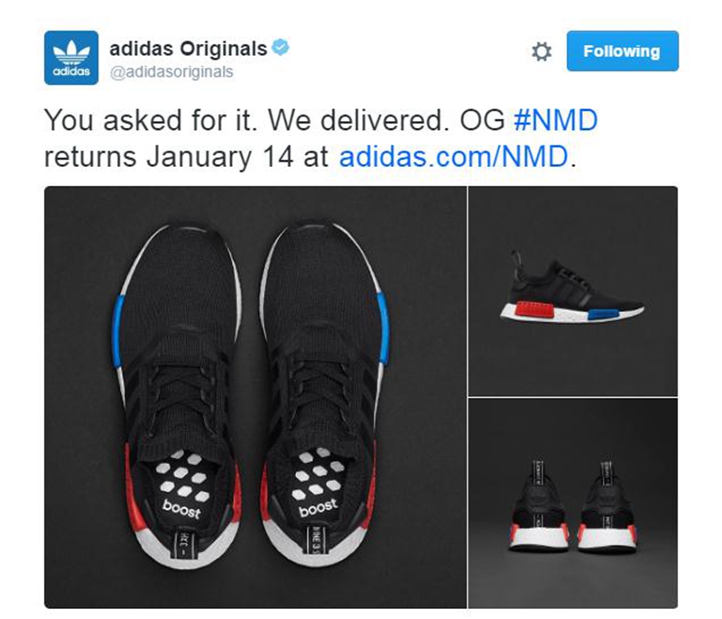 adidas,NMD,OG  原价入手！初代 NMD OG 配色将于近期再度上架