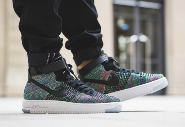Nike, Air Force 1,817420-601  彩虹编织 2.0！Air Force 1 Ultra Flyknit “Multicolor” 现已发售
