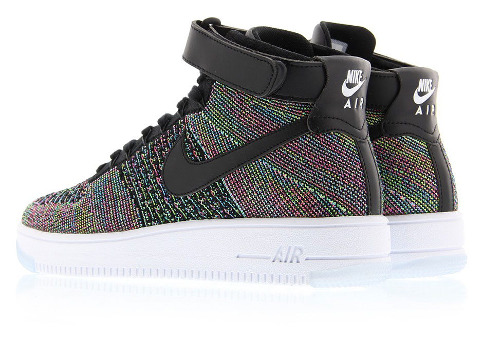 air force flyknit multicolor