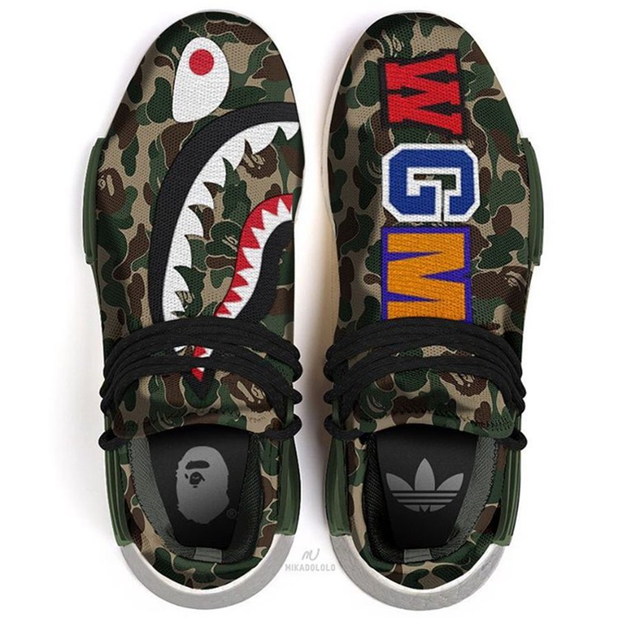 off-white,adidas,hu nmd,bape 脑洞大开!