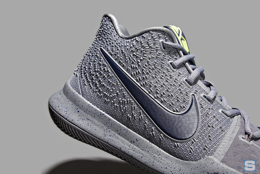 852395-001,Kyrie 3,Nike 852395-001 酷灰配色来了！Kyrie 3 “Cool Grey” 将在下月发售