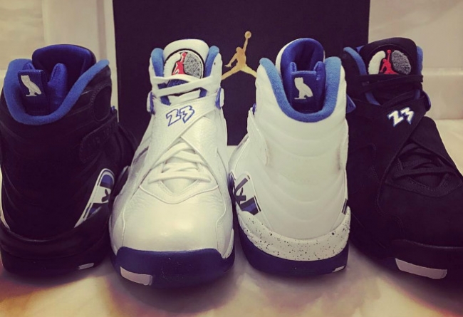 Air Jordan,OVO,AJ8  Drake 送了什么鞋，让 DJ Khaled 如此高兴？