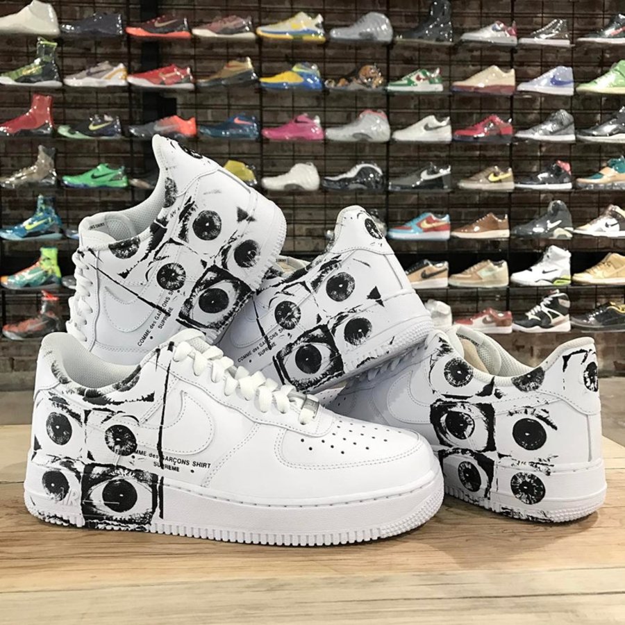cdg af1 supreme