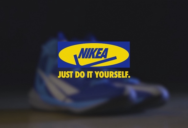 NIKE,IKEA,全新,联名,企划,来自,“,NIKEA,  Nike 要跟 IKEA 搞事情？！推出球鞋组装定制服务？