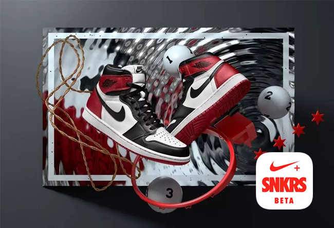 Nike,SNKRS,AJ1,Air Jordan 1 Air Jordan 1 官网也抽签！今早的黑脚趾 AJ1 发售，你买到了吗？