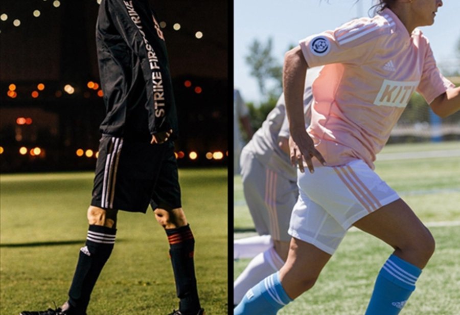 KITH,adidas Soccer  暗黑与淡粉的碰撞！全新 KITH x adidas Soccer 值得期待