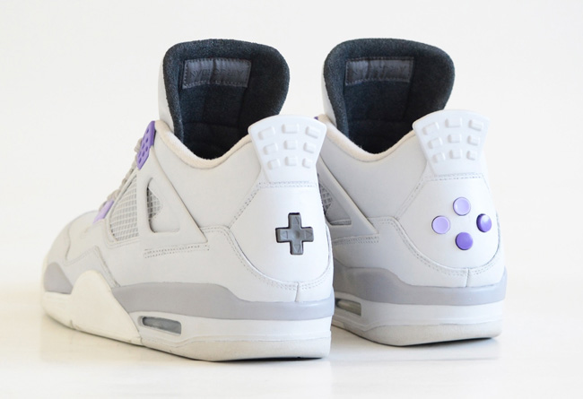 AJ4,Air Jordan 4,球鞋定制 AJ4 又一个游戏机主题的 Air Jordan 4 定制配色！