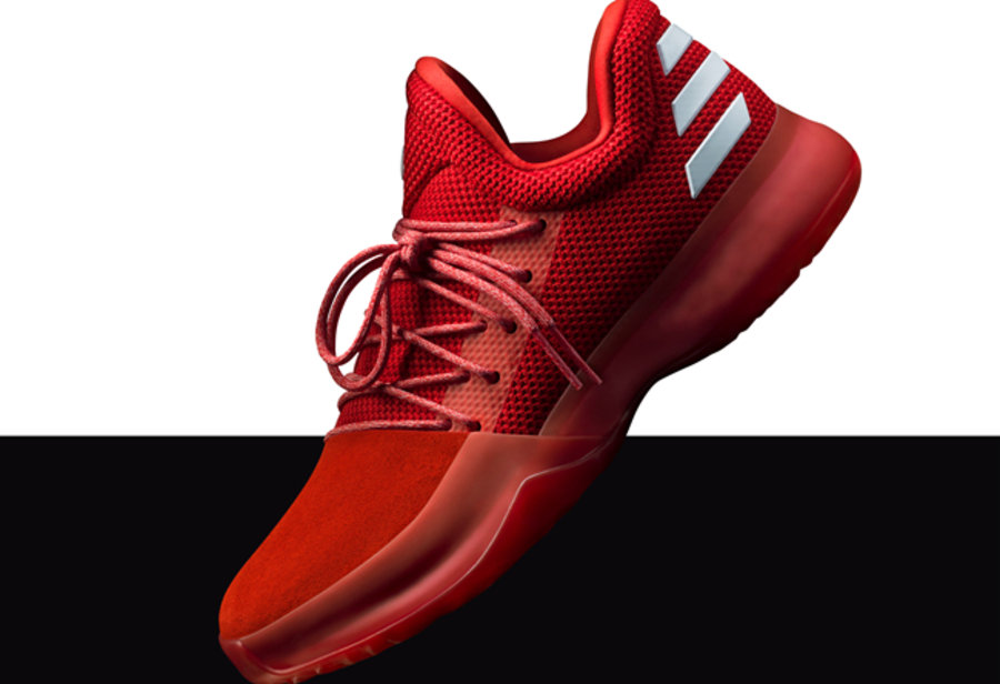 adidas,Harden Vol.1,Triple Red  麂皮鞋头+火红鞋身！adidas Harden Vol.1 火箭配色降临
