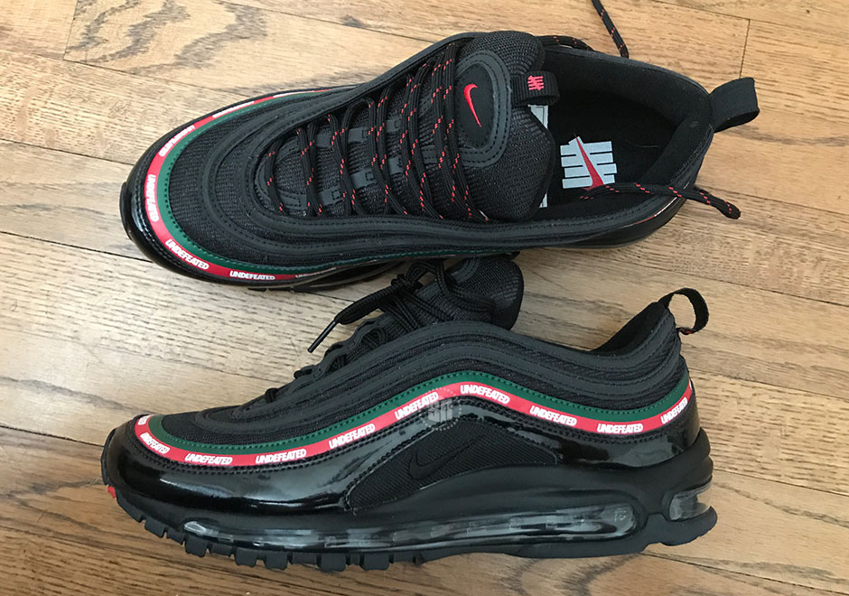 Nike,UNDEFEATED,Air Max 97  GUCCI 既视感！UNDEFEATED x Nike Air Max 97 实物曝光