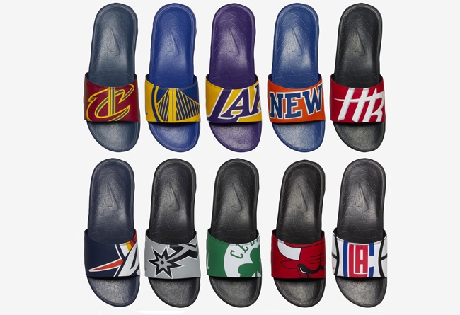 Nike,NBA  现已上架！Nike x NBA 球队拖鞋你要买哪双？