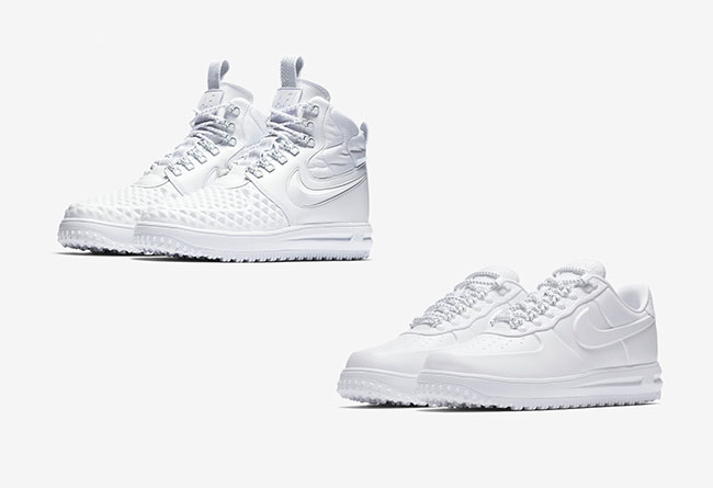 Nike,Lunar Force 1,AA1123-100,  纯白户外鞋！两双全新 Lunar Force 1 本周发售