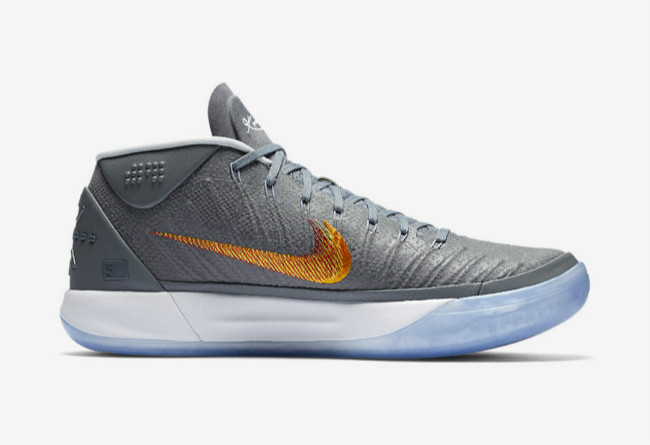 Nike,Kobe AD Mid,922482-005  蛇纹鞋面！灰狼 Kobe AD 将于本周发售！