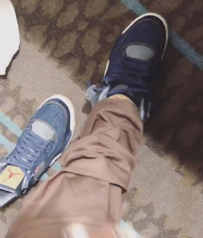 AJ4,Air Jordan 4,AO2571-401 细节直击联名主题!Levi's x Air Jordan 4 再曝实物图片! AJ4,Air Jordan 4,AO2571-401 细节直击联名主题!Levi's x Air Jordan 4 再曝实物图片!