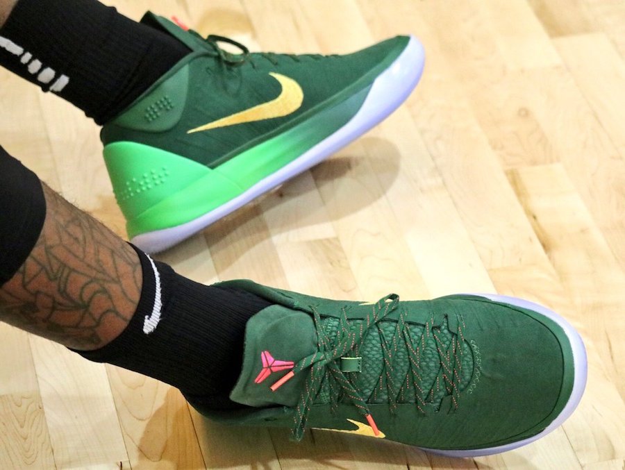 Nike,Soldier 11,Kobe AD Mid  两款圣诞配色曝光！绿色鞋身+金色细节你觉得如何？