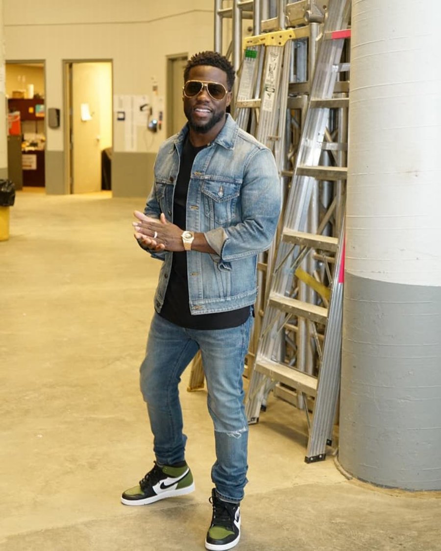 kevin hart – air jordan   "eagles" custom