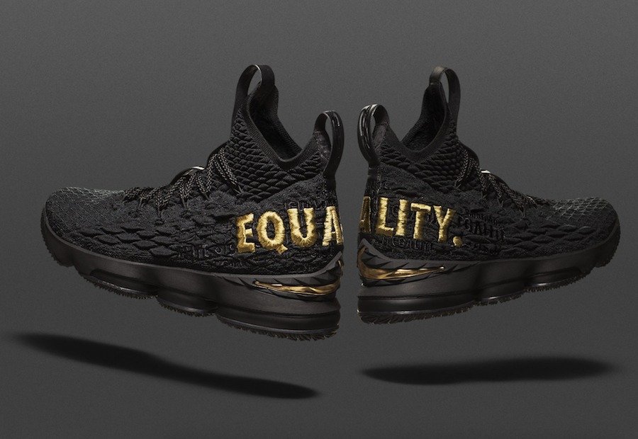 Nike,LeBron  全球限量 400 双！LeBron 15 “Equality” PE 开启发售
