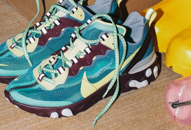 React,Nike,Element 87 Element 87 今年搭载 Nike React 缓震的首双联名鞋来了！还是老爹鞋！