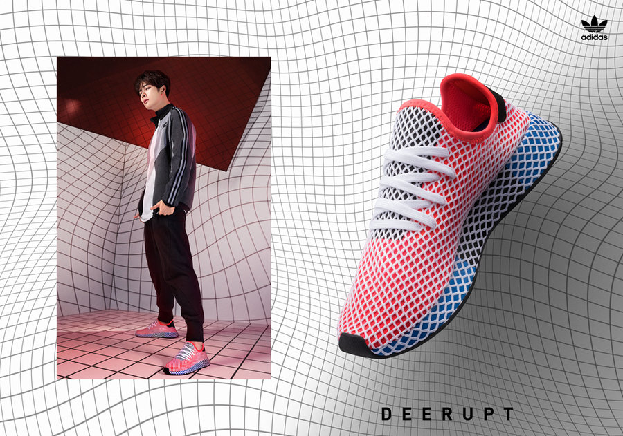 adidas,Deerupt  与众不同的格纹设计！adidas 推出全新 Deerupt 春夏系列！