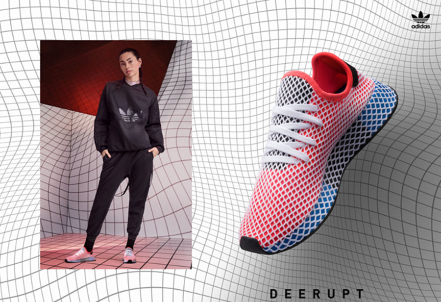 adidas,Deerupt  与众不同的格纹设计！adidas 推出全新 Deerupt 春夏系列！