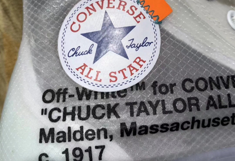 OFF-WHITE,Converse,Chuck Taylo  将于下月发售！OFF-WHITE x Converse 更多细节图赏