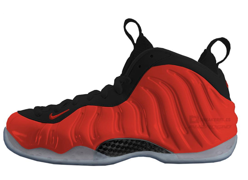Nike,Air Foamposite One,314996  红喷归来！Air Foamposite One “Habanero Red” 十月登场