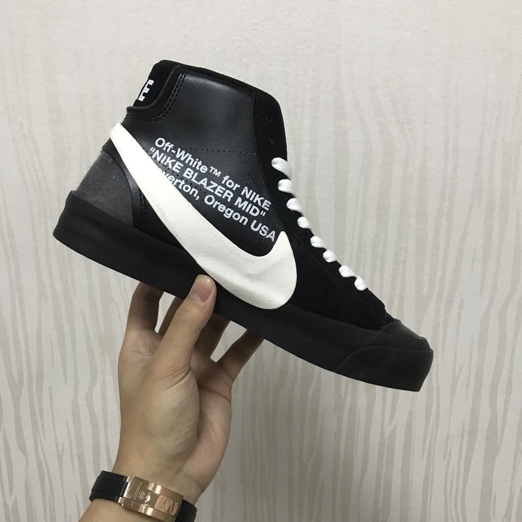 OFF-WHITE, Nike, Blazer, AA3832-7 Physical first exposure!  Three pairs of OFF-WHITE x Blazer released for sale in July