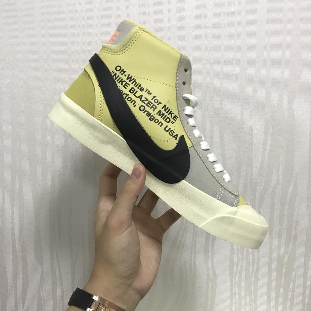 OFF-WHITE, Nike, Blazer, AA3832-7 Physical first exposure!  Three pairs of OFF-WHITE x Blazer released for sale in July