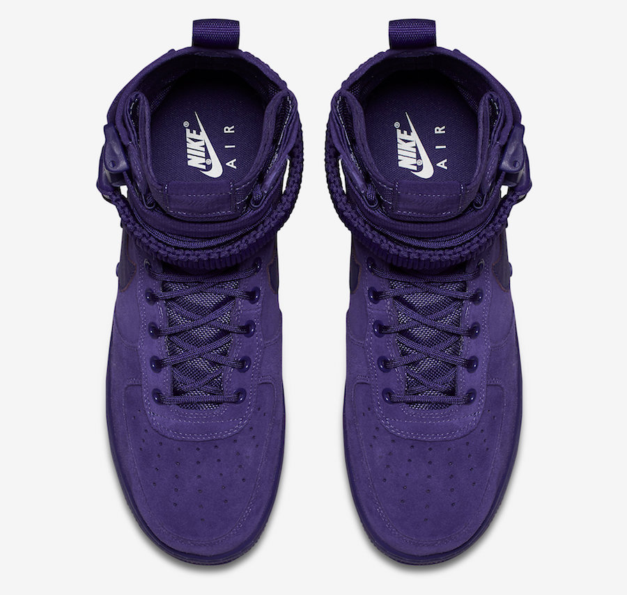 nike sf af1 high court purple