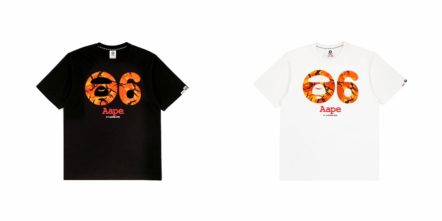 独特,的,橙色,迷彩,Aape,即将,发售,六周年,  独特的橙色迷彩！Aape 即将发售六周年限定 T 恤