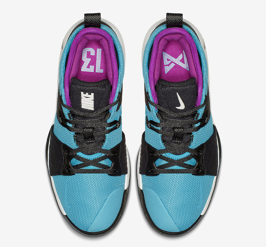 Nike,PG2,发售,AJ2039-402  清爽湖绿 + 亮紫内衬！全新配色 PG2 即将发售