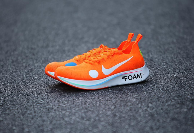 Nike,OFF-WHITE,Zoom Fly,开箱,发售  橙色版本！本月发售的 OFF-WHITE x Zoom Fly 实物近赏！