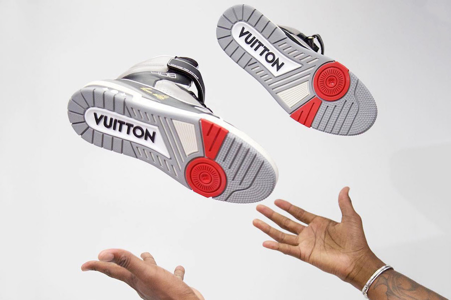 Virgil Abloh,Louis Vuitton,上脚  太像 AJ3 了！Virgil Abloh 设计的首双 LV 鞋款完整亮相
