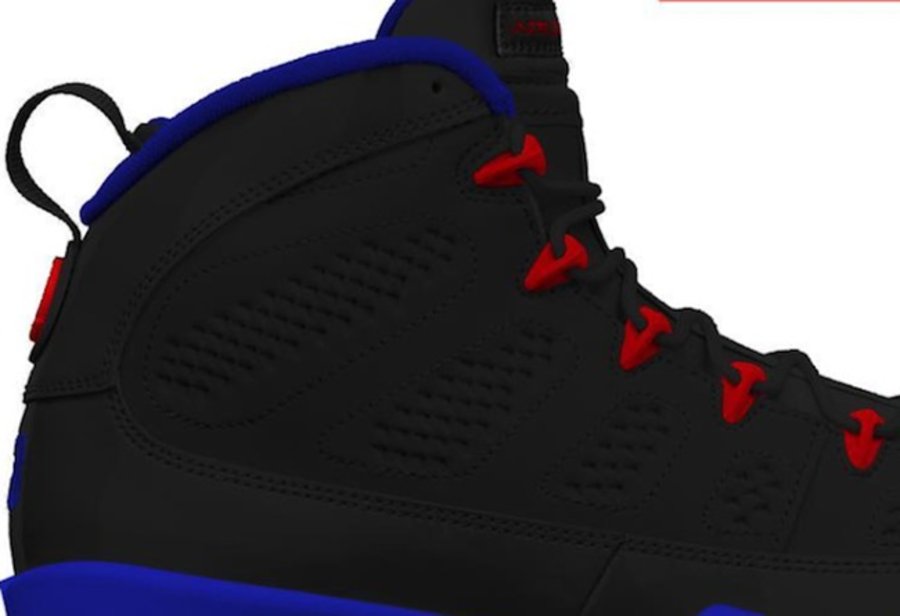 红蓝,双色,点缀,Air,Jordan,“,Dark,Con  红蓝双色点缀！Air Jordan 9 “Dark Concord” 明年三月发售
