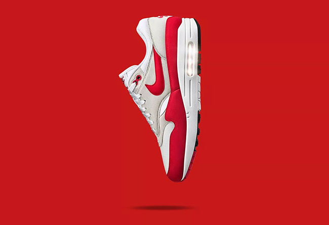 发售,Nike,Air Max 1,Anniversary,  元祖配色回归！白红 Nike Air Max 1 “Anniversary” 本周即将发售