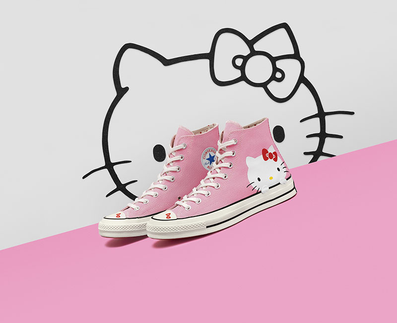 Hello Kitty,发售,Converse  下手要快！你们都想要的 Hello Kitty x 匡威联名现已发售！