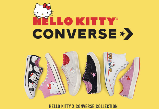 Hello Kitty,发售,Converse  下手要快！你们都想要的 Hello Kitty x 匡威联名现已发售！