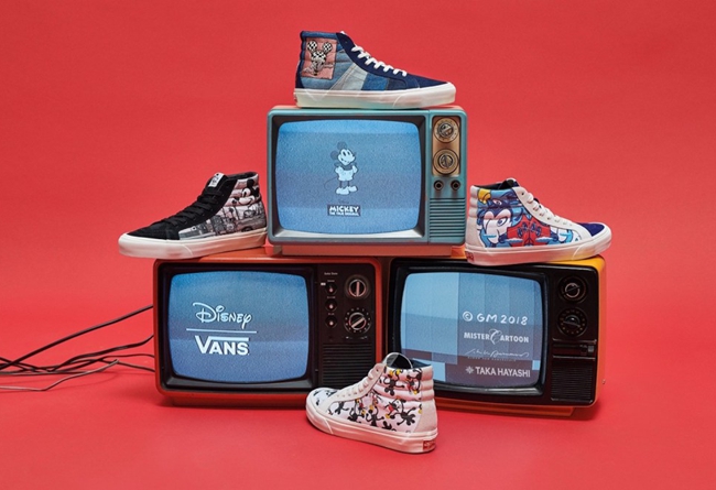 Vans,Vault by Vans,Disney,发售  童年回忆！为米奇 90 岁庆生 Vans x Disney 实物美图释出