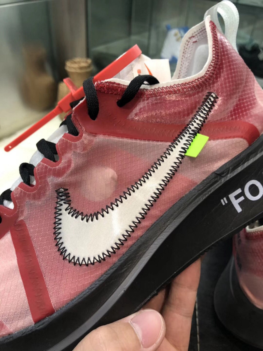 OFF-WHITE,Zoom Fly SP  还有红色版本！OFF-WHITE x Zoom Fly SP Sample 实物欣赏