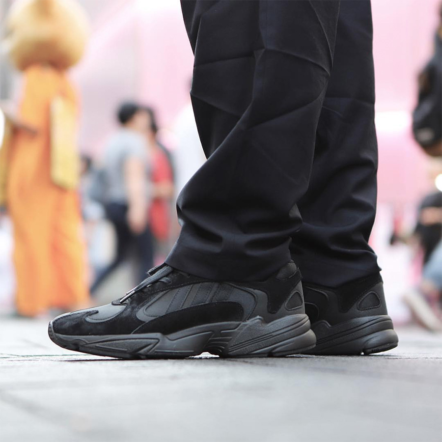 Yung-1,adidas,G27026 G27026 黑麂皮老爹鞋！纯黑配色 adidas Originals Yung-1 现已发售