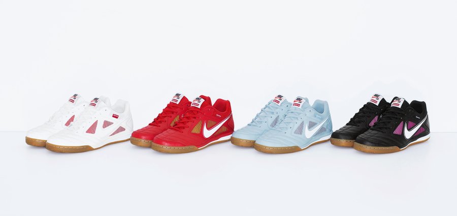 Nike,Supreme,SB Lunar Gato Ind  官图细节完整呈现！Supreme x Nike 联名鞋款本周发售