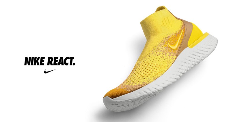 Nike,Rise React Flyknit LMTD,B  中帮袜套设计！Nike Rise React Flyknit LMTD 明早发售！