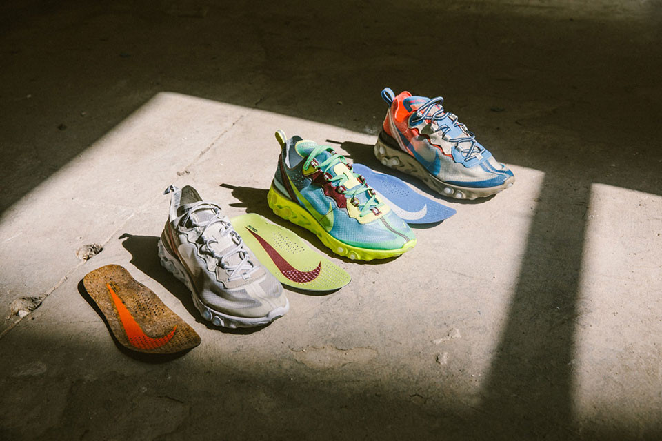 Nike,React Element 87,UNDERCOV  上脚图释出！四双全新 UNDERCOVER x Nike 发售日期确定！