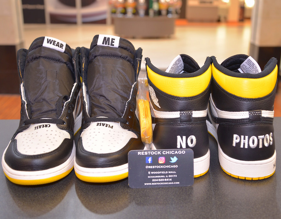 AJ1,Air Jordan 1,861428-107,发售  黑黄脚趾 + 趣味标语！全新 AJ1 年底发售，人气可能超越黑紫脚趾