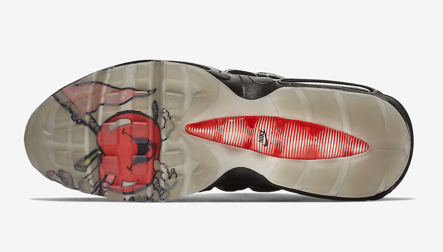 Nike,Air Max 95,AV7014-001,发售  外底暗藏玄机！全新黑红 Air Max 95 即将发售