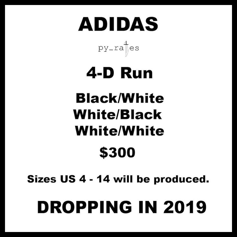 明年,adidas,会,带来,更,多的,鞋款,其中,一双,  明年 adidas 会带来更多的 4D 鞋款，其中一双就叫 4D Run！