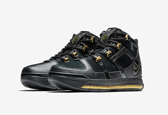 Nike,Zoom LeBron 3,发售  华丽黑金配色登场！Nike Zoom LeBron 3 将于年底复刻回归