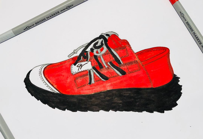 塔克,明星,Giuseppe Zanotti,GZ  鞋王塔克自己设计的第一双个人签名鞋！你绝对想不到是什么品牌！