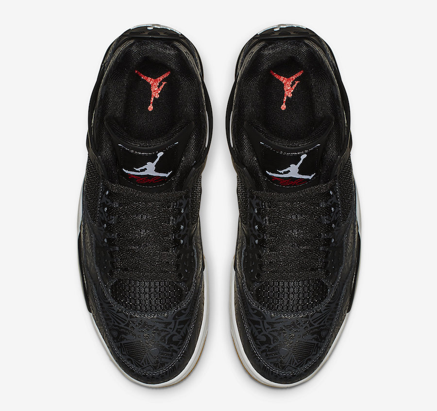 Air Jordan 4,AJ4,发售  鞋面花纹暗藏 3M 反光！黑镭射 Air Jordan 4 下月即将发售